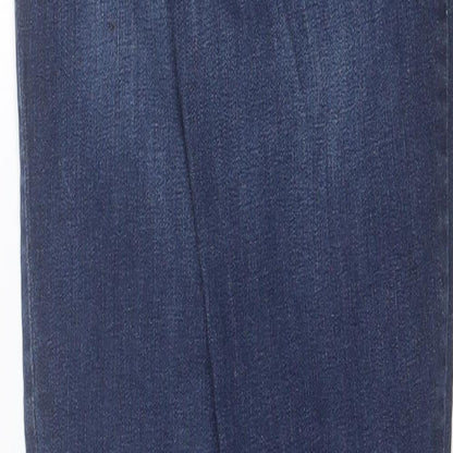 Denim & Co. Womens Blue  Cotton Skinny Jeans Size 8 L29 in Regular