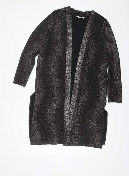 Womens UK Size S Oasis Black Shrug Jumper