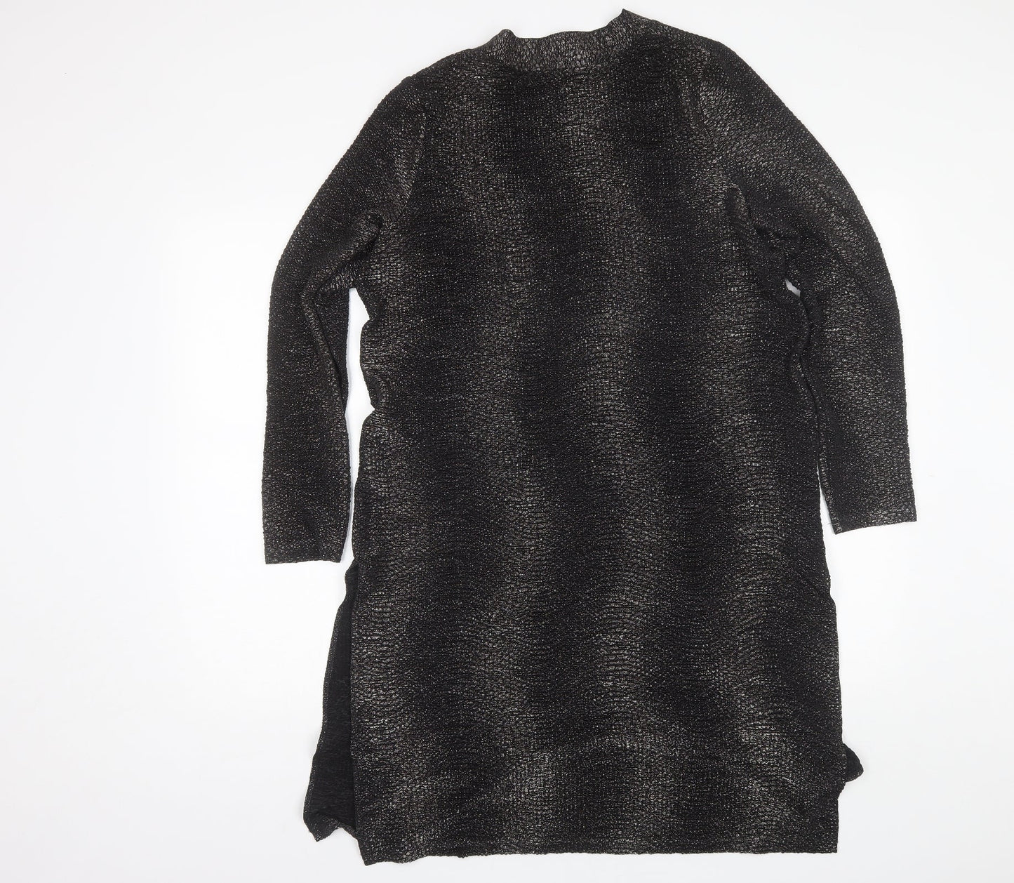 Womens UK Size S Oasis Black Shrug Jumper