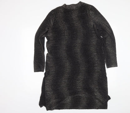 Womens UK Size S Oasis Black Shrug Jumper