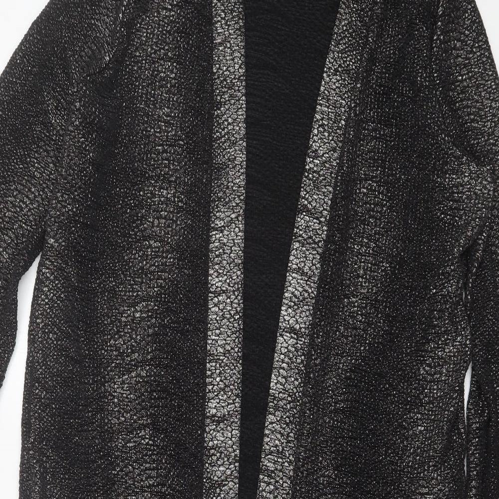 Womens UK Size S Oasis Black Shrug Jumper