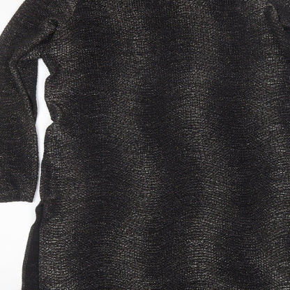 Womens UK Size S Oasis Black Shrug Jumper