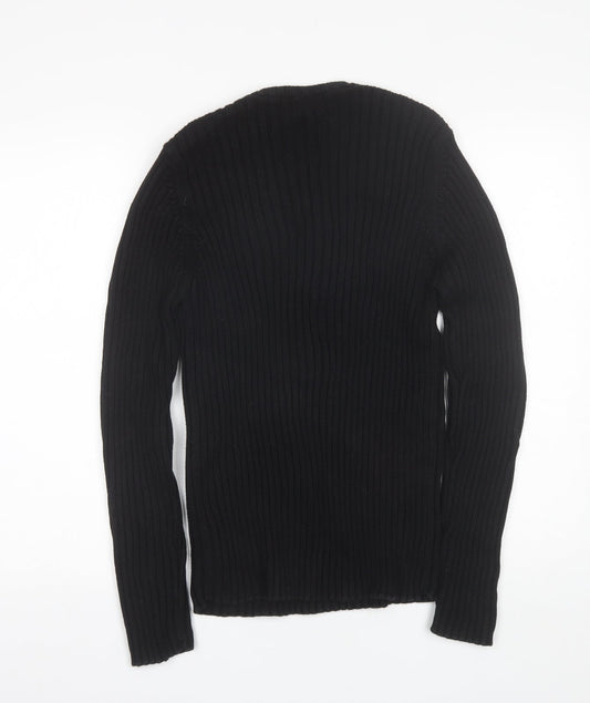 Womens UK Size M H&M Black Pullover Jumper