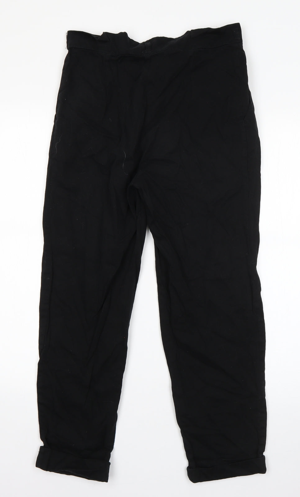 Sparkle & Fade Womens Black  Cotton Dress Pants Trousers Size S L23 in Regular