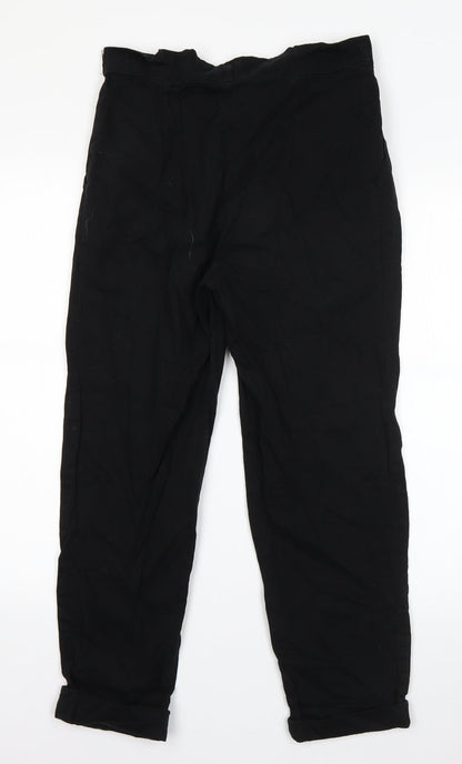 Sparkle & Fade Womens Black  Cotton Dress Pants Trousers Size S L23 in Regular