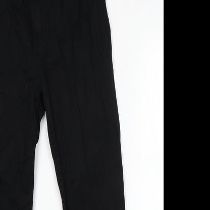 Sparkle & Fade Womens Black  Cotton Dress Pants Trousers Size S L23 in Regular