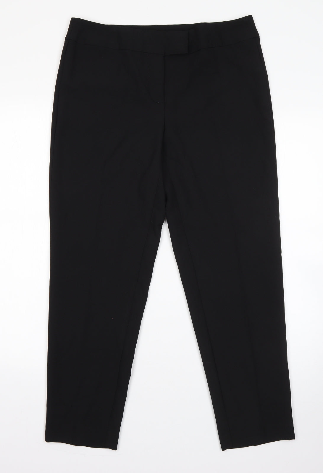 George Womens Black  Polyester Dress Pants Trousers Size 12 L24 in Regular