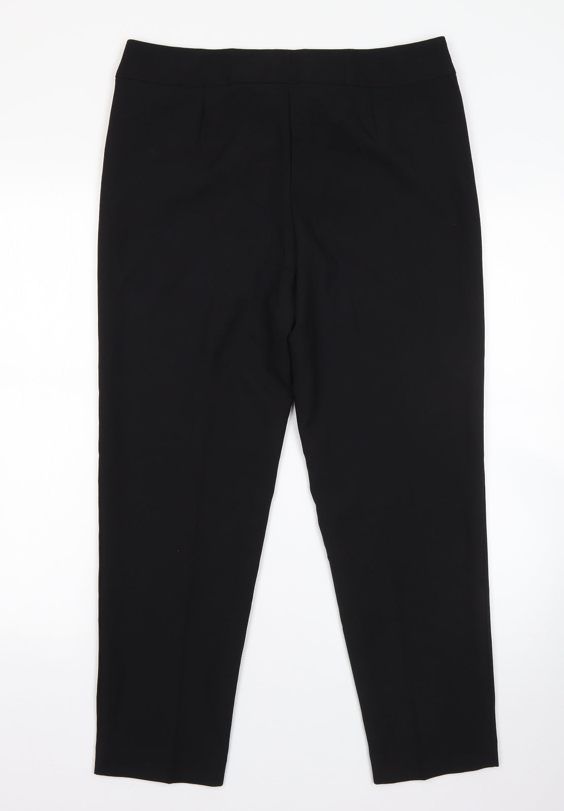 George Womens Black  Polyester Dress Pants Trousers Size 12 L24 in Regular