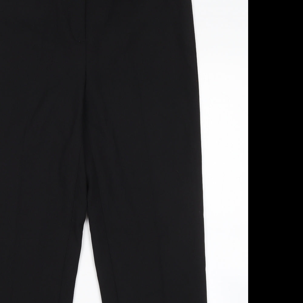 George Womens Black  Polyester Dress Pants Trousers Size 12 L24 in Regular