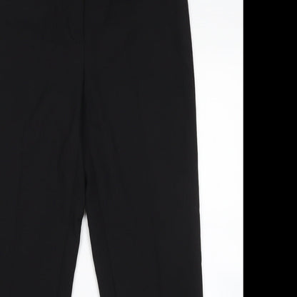 George Womens Black  Polyester Dress Pants Trousers Size 12 L24 in Regular