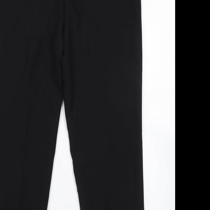 George Womens Black  Polyester Dress Pants Trousers Size 12 L24 in Regular