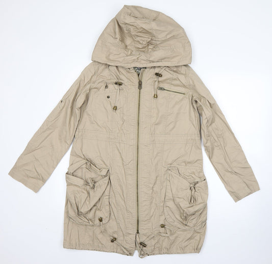 New Look Womens Beige   Overcoat Coat Size 8