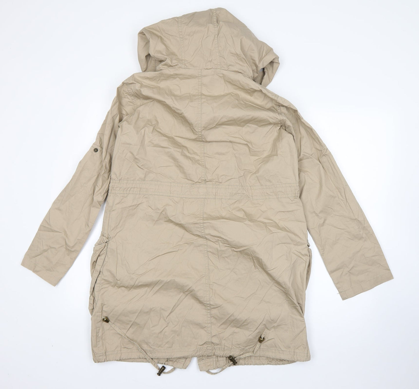 New Look Womens Beige   Overcoat Coat Size 8