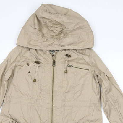 New Look Womens Beige   Overcoat Coat Size 8