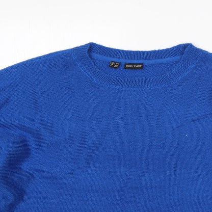 Womens UK Size S Body Flirt Blue Pullover Jumper