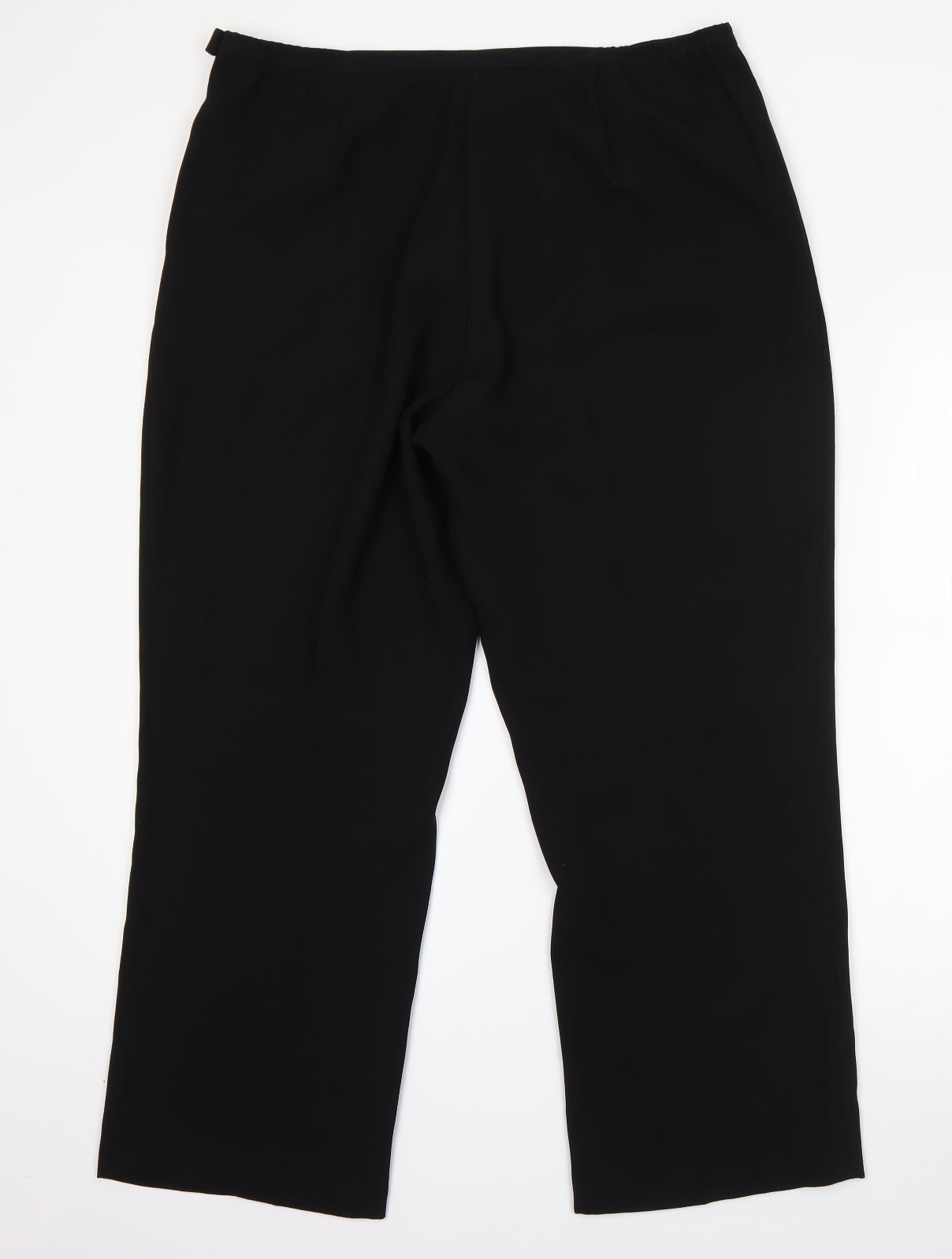AMARANTO Womens Black  Polyester Dress Pants Trousers Size 10 L26 in Regular