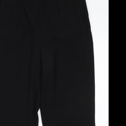 AMARANTO Womens Black  Polyester Dress Pants Trousers Size 10 L26 in Regular