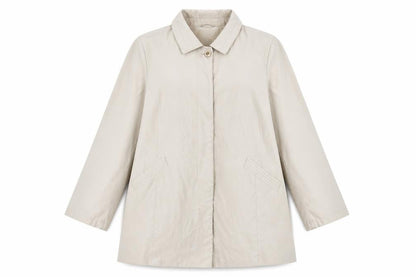 Womens UK Size XL BM Beige Overcoat
