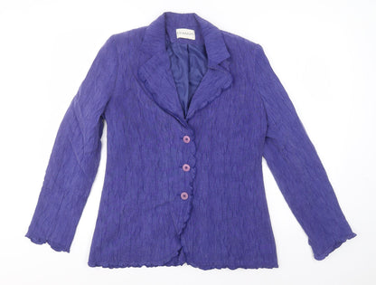 Womens UK Size 12 Chianti Blue Jacket