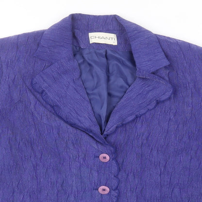 Womens UK Size 12 Chianti Blue Jacket