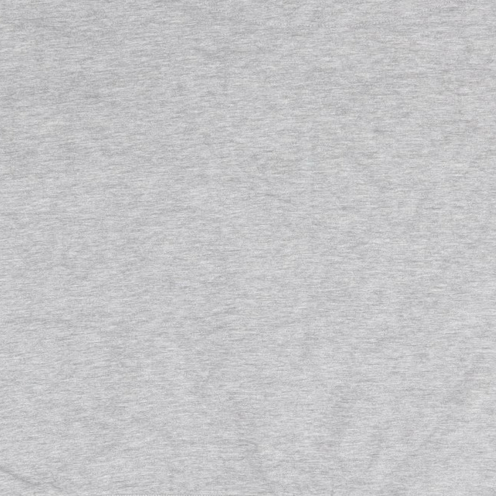 Brand and care label for Capsual women’s grey round neck cotton jumper, size UK 18