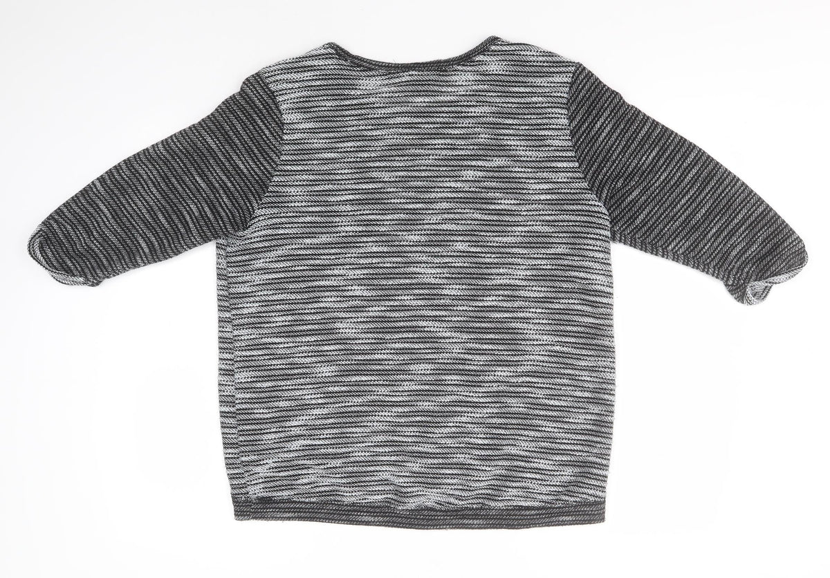 Womens UK Size M H&M Grey Pullover Jumper