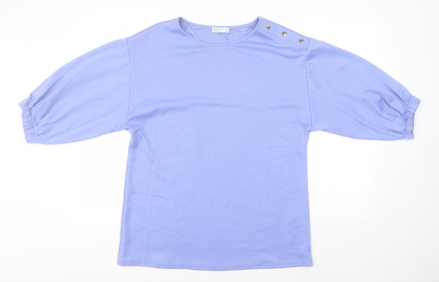 Womens UK Size 10 Papaya Blue Pullover Jumper