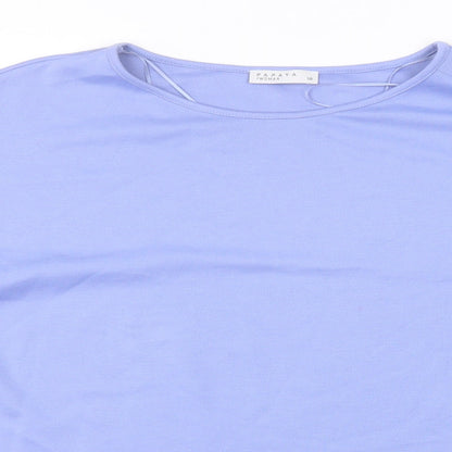 Womens UK Size 10 Papaya Blue Pullover Jumper