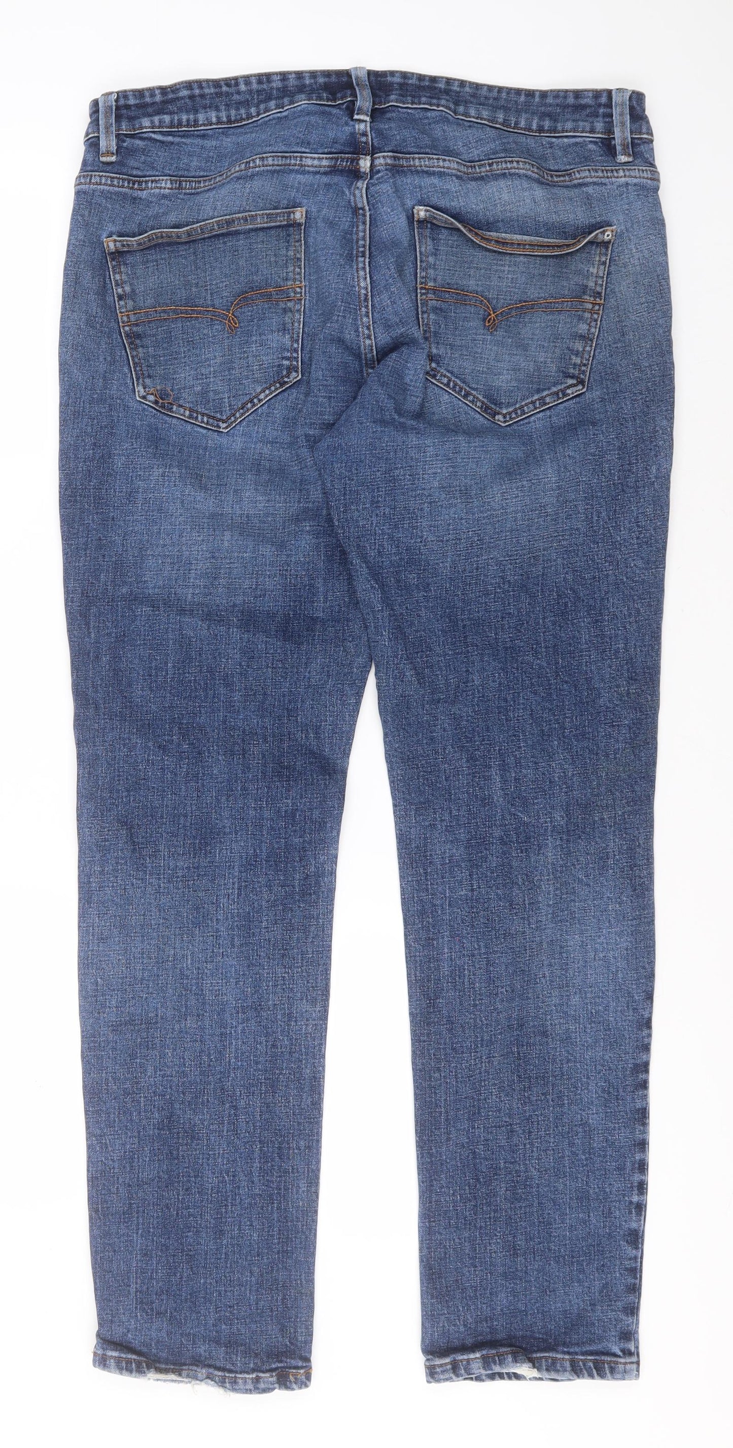 NEXT Womens Blue  Camel Straight Jeans Size 36 L30 in Slim