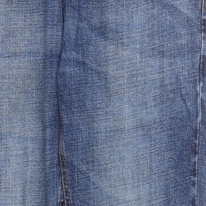 NEXT Womens Blue  Camel Straight Jeans Size 36 L30 in Slim