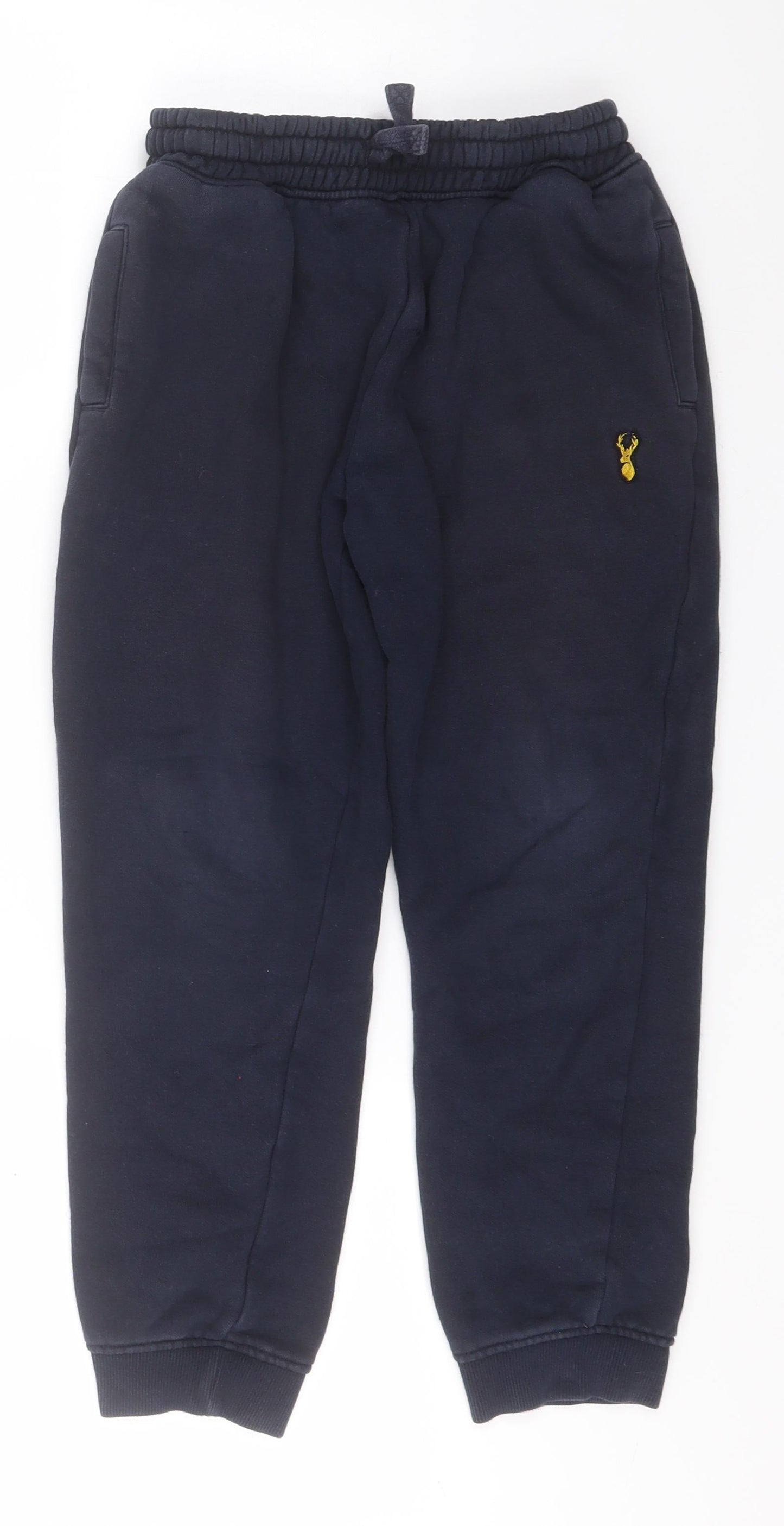 NEXT Boys Blue  Cotton Sweatpants Trousers Size 9 Months  Slim