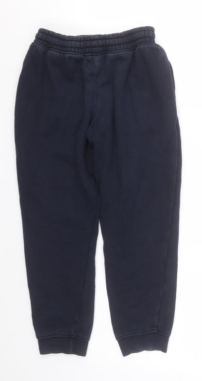 NEXT Boys Blue  Cotton Sweatpants Trousers Size 9 Months  Slim