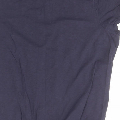 Womens UK Size  Preworn Blue Basic T-Shirt