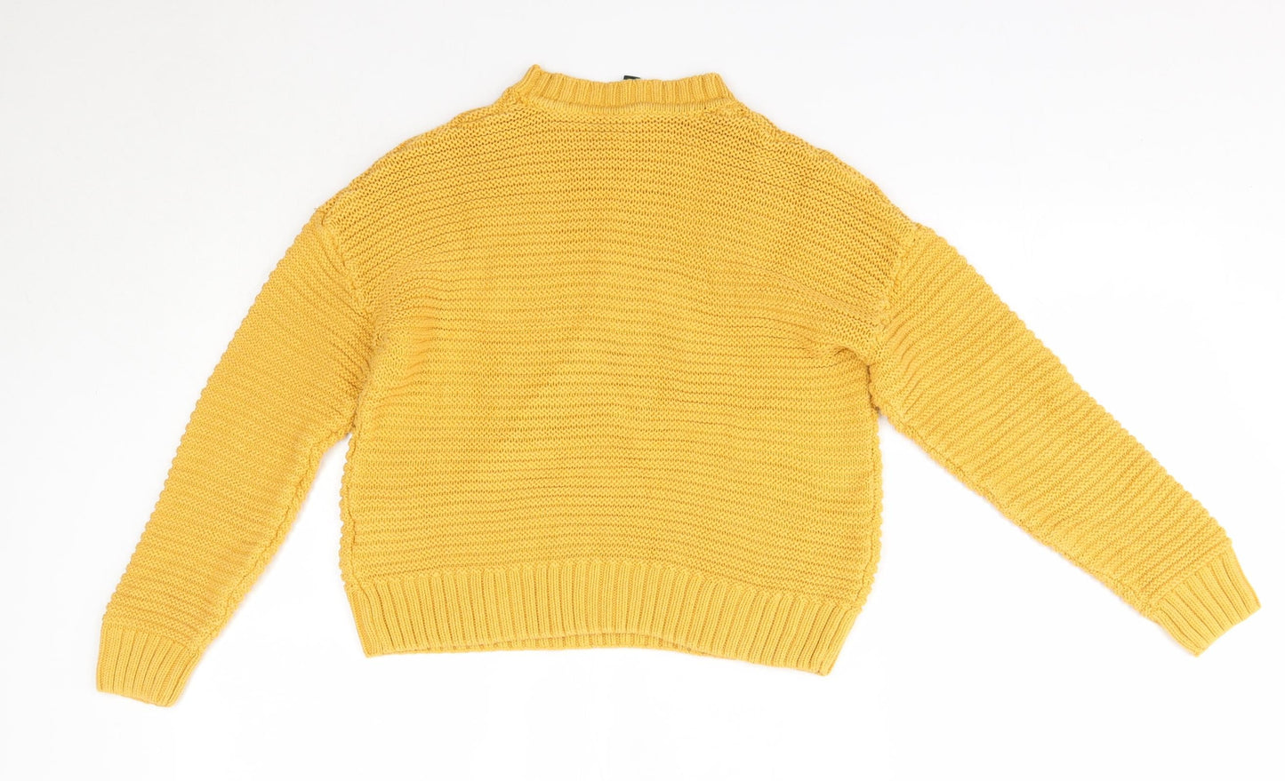 Womens UK Size XS H&M Yellow Pullover Jumper