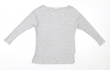 Womens UK Size 10 Miss Selfridge Grey Pullover Jumper
