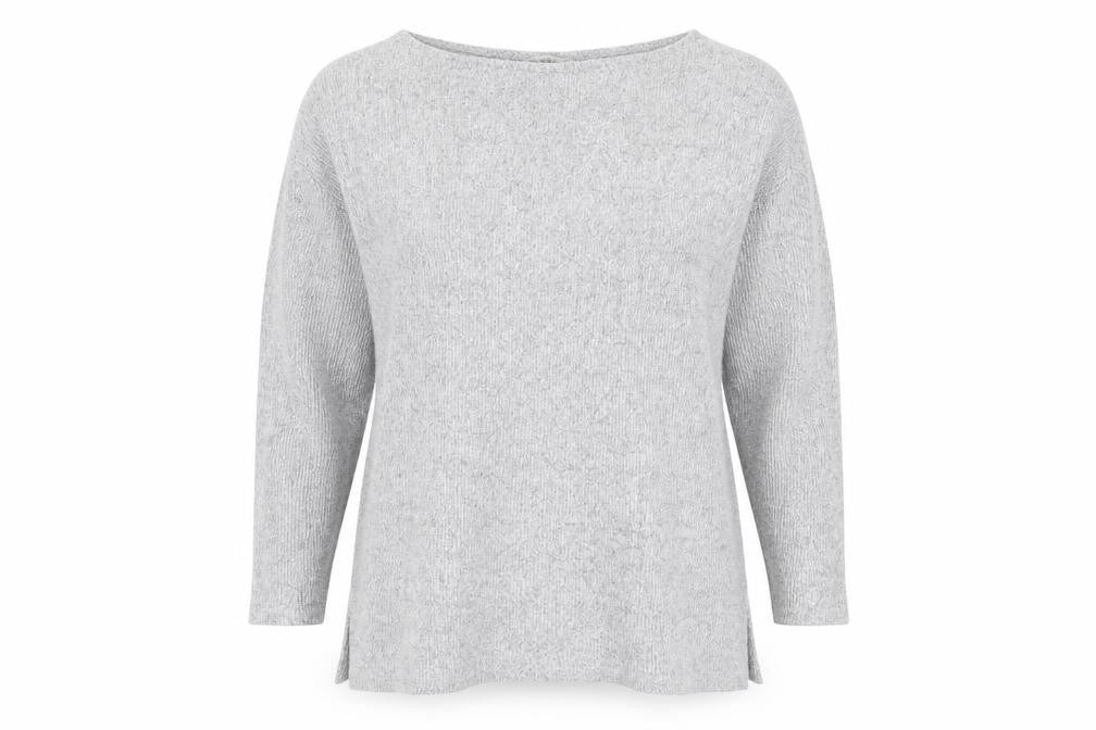 Womens UK Size 10 Miss Selfridge Grey Pullover Jumper