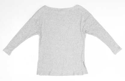 Womens UK Size 10 Miss Selfridge Grey Pullover Jumper