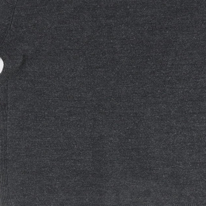 Primark Womens Grey Round Neck  Acrylic Pullover Jumper Size 8