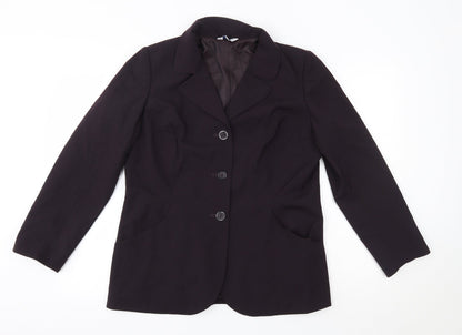 Penny Plain Womens Purple   Jacket Blazer Size 14