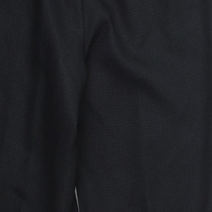 Womens UK Size 14 M&S Regular Fit Dress Pants Black Trousers
