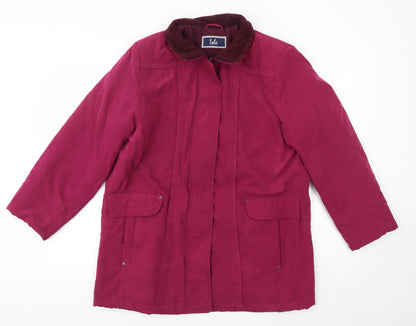 Womens UK Size 16 Isle Pink Overcoat