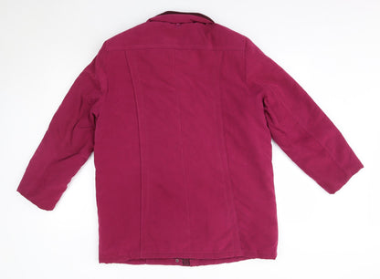Womens UK Size 16 Isle Pink Overcoat
