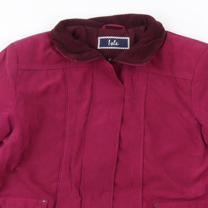 Womens UK Size 16 Isle Pink Overcoat