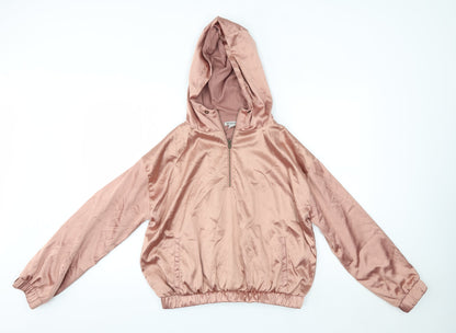 Womens UK Size S FOREVER 21 Pink Pullover Hoodie