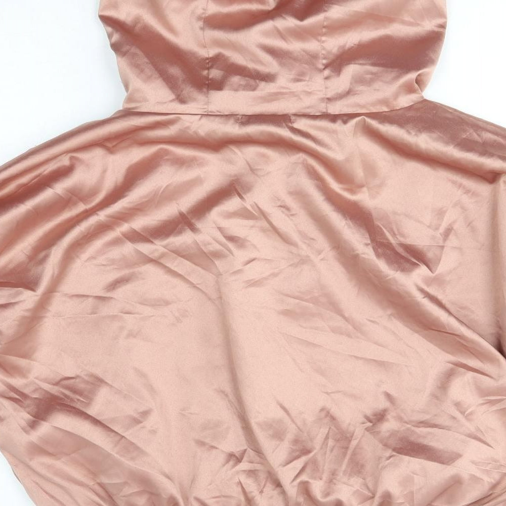 Womens UK Size S FOREVER 21 Pink Pullover Hoodie