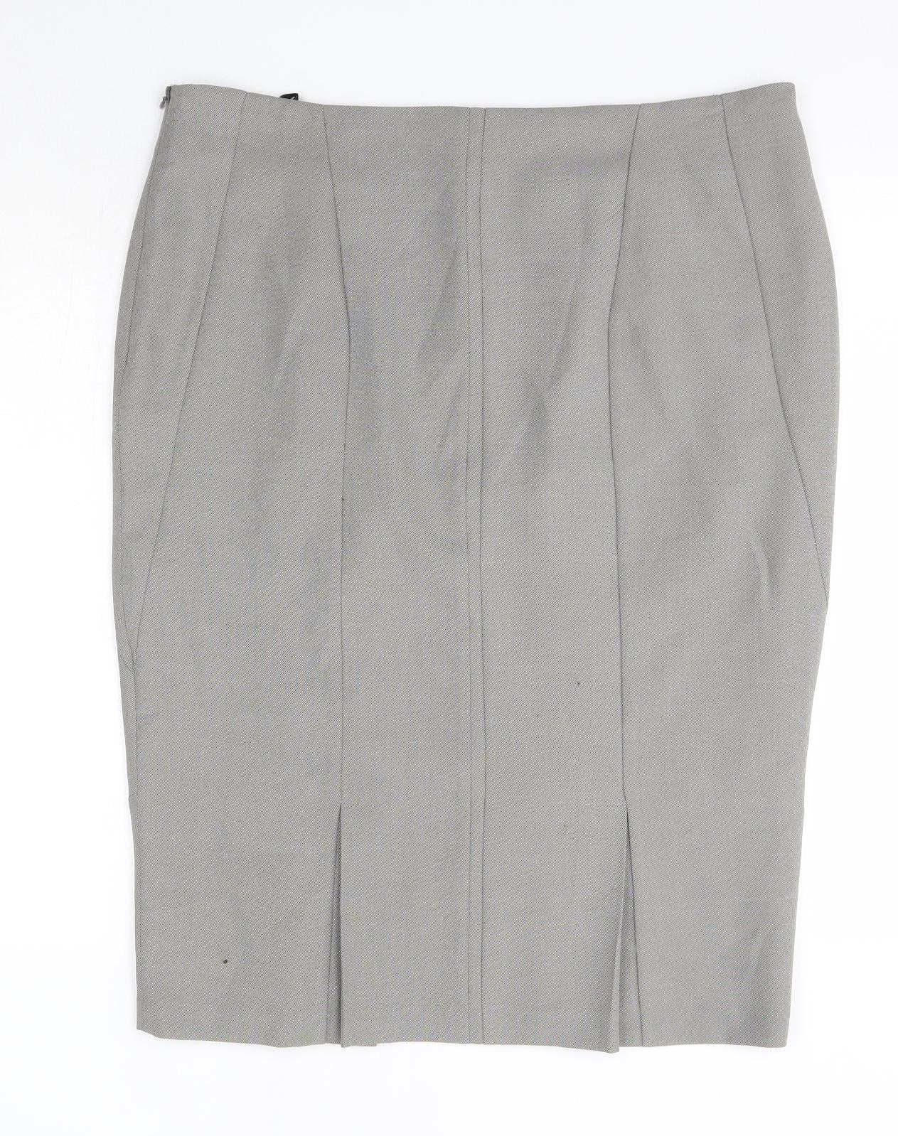 Primark Womens Grey  Polyester Straight & Pencil Set Size 16