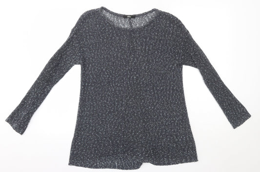 Womens UK Size 14 M&S Blue Pullover Jumper
