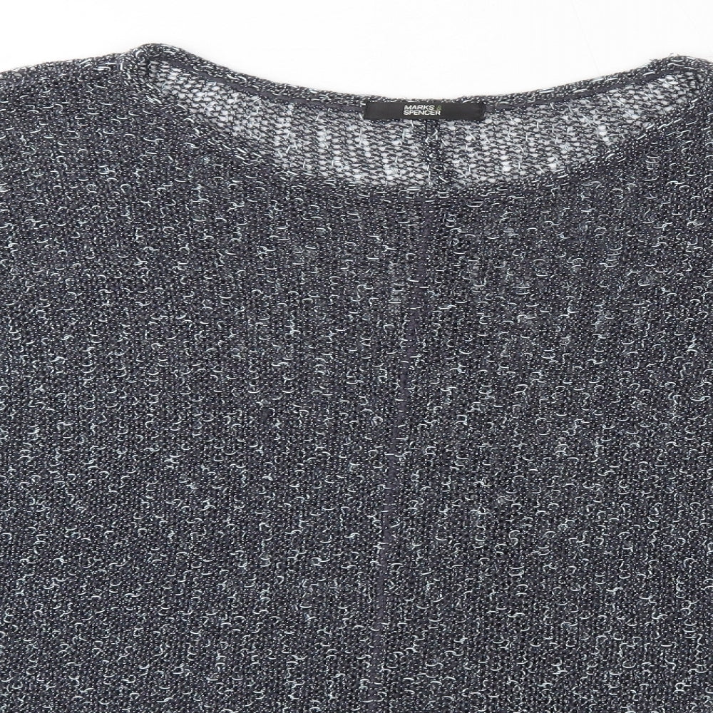 Womens UK Size 14 M&S Blue Pullover Jumper