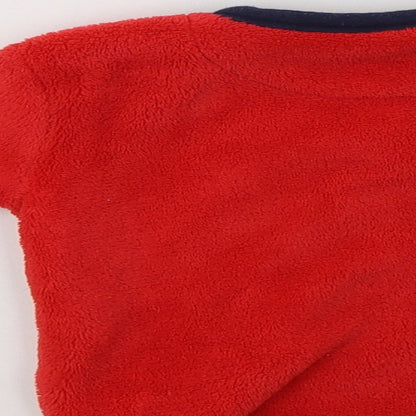 Early Days Baby Red  Polyester  Pyjama Top Size 12-18 Months  Button - Digger