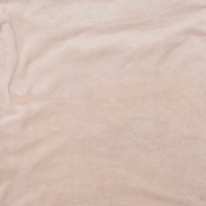Brand and care label for Primark women’s pink polyester top lounge set, size M, - panda
